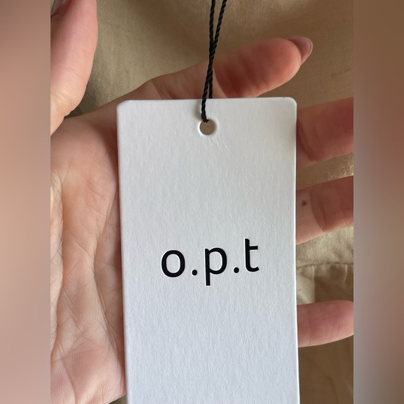 NWT O.P.T Beige River Puff Sleeve Pleated Maxi Dress - Picture 7 of 9